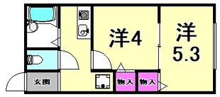 サニーフォレスト長洲の物件間取画像